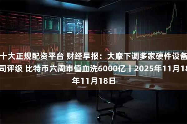 十大正规配资平台 财经早报：大摩下调多家硬件设备公司评级 比特币六周市值血洗6000亿丨2025年11月18日